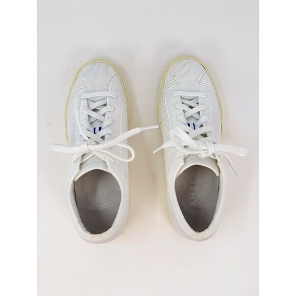 Rothys Womens Shoes White The Lace Up Low Top Sneakers Comfort Classic US 7 - Picture 6 of 10
